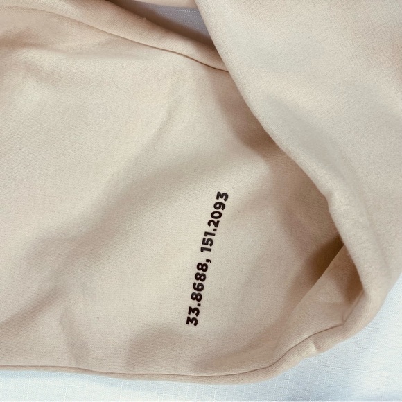 MESHKI sweatpants joggers Charlie unisex COSY JOGGER oatmeal track pants S NEW - Picture 6 of 11